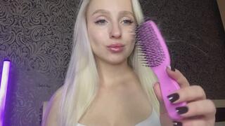 luxury hair, hair brush