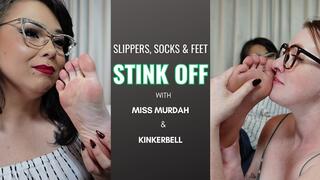 Slipper, Sock and Bare Feet Stink Off