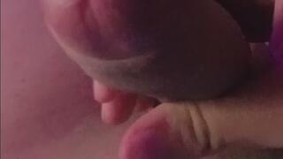 Showing off my uncut cock with a closeup!