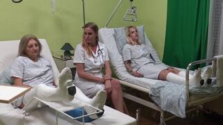 Mother and daughter in the hospital