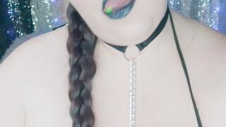 Nicki Pie Chained Lingerie while Chainsmoking VS120 masturbation