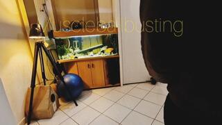 Kitchen ballbusting with Matthew