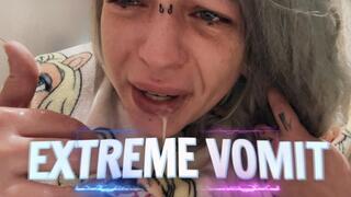 Extreme vomit and phlegms