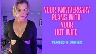Your anniversary with your hot wife - teased & denied