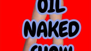 Oil naked show