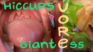 Inside giantess's mouth | Hiccups
