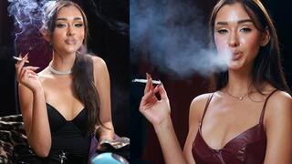 Lexi smoking Q&A and nails