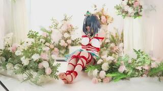 Bound and placed struggling 01