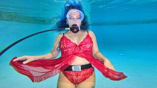 Aquaphilias- Lemew- SCUBA Diving in Lingerie and Panthose