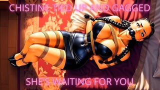 CHRISTINE TIED UP AND GAGGED - Version française