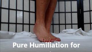 Foot Fetish Pure Humiliation for My Pussy Free Foot Piggy HD (MP4)