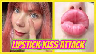 Lipstick Kiss Attack Step-Aunties Smooch Ambush