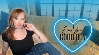 Earn your "Good Boy"