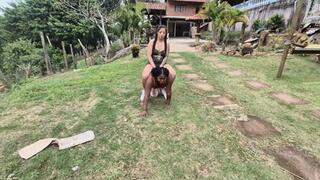 Carry me around my farm after a day of cleaning!! By Ana Ayumi and Monique Cam Babi part 1