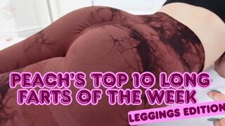 Peach's Top 10 Long Farts Of The Week: Leggings Edition