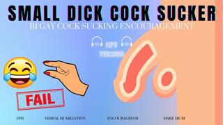Small Dick Cock Sucker - Bisexual Encouragement with Countess Wednesday - Encouraged Bi, Make Me Bi, SPH, Verbal Humiliation MP3 AUDIO ONLY