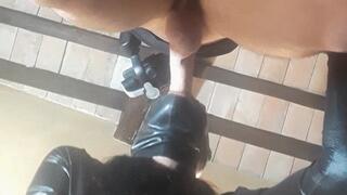 Milf blowjob and mouth fuck with huge facial