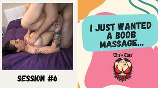 My Tits Were Aching From a Tight Bra And I Asked Him for A Relaxing Oil Massage, But He Had Other Plans...