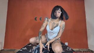 Humiliating my slave while sitting on his face - full movie