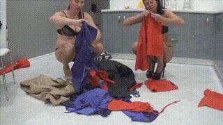 Crush leather clothes ff