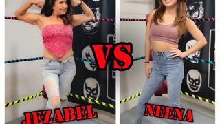 1245-Neenas Belly Button Beatdown - Fantasy Wrestling