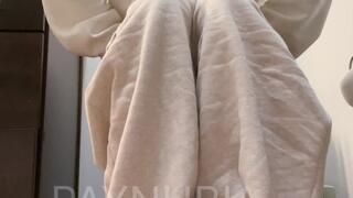 student rushes to the bathroom has a test in 2 hours | toilet humiliation feet bare feet soles naked