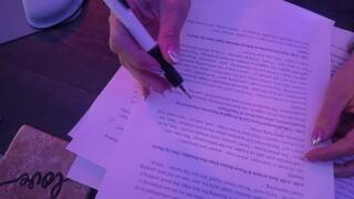 Sweaty Teacher's Heatwave Heart Attack - Gasping Collapse & Desperate Revival in the Classroom!