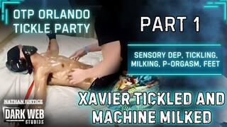 OTP Orlando Tickle Party 2025 - Xavier Sensory Dep Tickled And Machine Milked To Post Orgasm (Part 1)