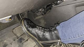 Driving in Doc Marten Zavala