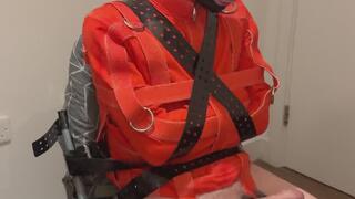 Strait-jacketed and teased