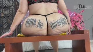 Andy Returns with a Giant Buttcrush – Intense BBW Action!!