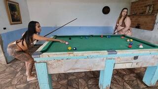 WE RENTED A BAR WITH A POOL TABLE JUST TO FART FOR YOU PART 1 BY BELLA CRUEL, BABI VENTURA AND BRITNEY HUNTER CAM FULL HD