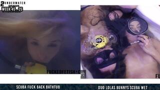 WEEK 45 COMPILATION Underwater Ashlee Rose Yessica Bunny Moonblack Bathtub scuba
