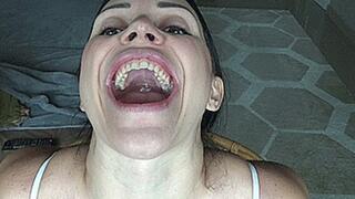 gargle with water