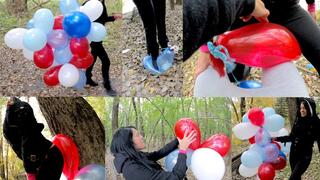 Outdoors Balloons Clean Up