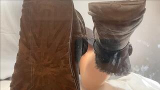 A Bootfetish Dream comes true - POV, upskirt and underglass Views on Ugg Boots and sheer Nylons - Uggs Shoefetish and Bootfetish 4k