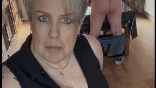 Headmistress Fire canes the caretaker Complete clip