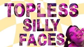 4K Ziva Fey Topless Silly Faces