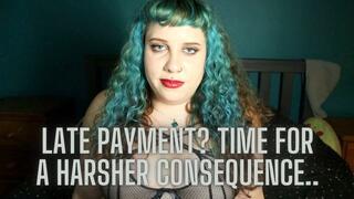 Goddess Kinx is done playing nice with her lazy debt slave.