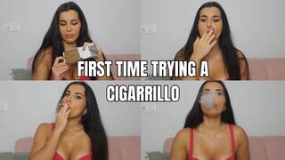 First time trying a cigarrillo - OnlyVanessa