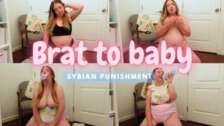 Molly Breaks Curfew - From Brat To Baby Sybian Punishment