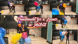 Punishment for a looner in Madrid