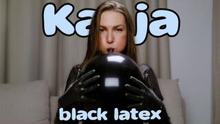 1689 Black Latex gloves balloon