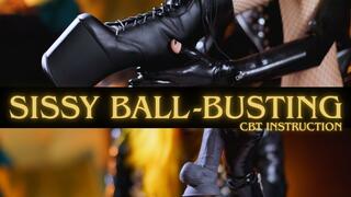 Sissy Ball Busting CBT instruction