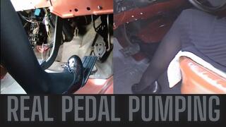 Hot Blonde Heels & Stockings Pumps & Revs 77 Chevy Pickup