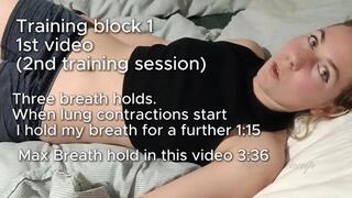 Breath Holding Training. Block1 vid1