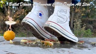 Crushing Fruits in Converse White Chuck Taylor All Star