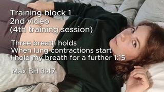 Breath Holding Training. Block1 Vid2