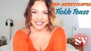 Step-Sister's Playful Tickle Tease: Cheering Up My Dumped Bro with Sensual Tickles (POV)