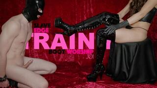 Boot Worship Slave JOI: Edge Training